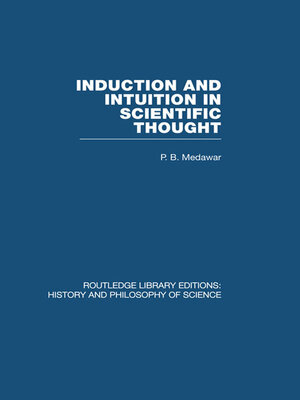 cover image of Induction and Intuition in Scientific Thought